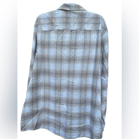 🤎🔥TASSO ELBA men’s XXL button down shirt. Beautiful colors - like new!! - Picture 2 of 8